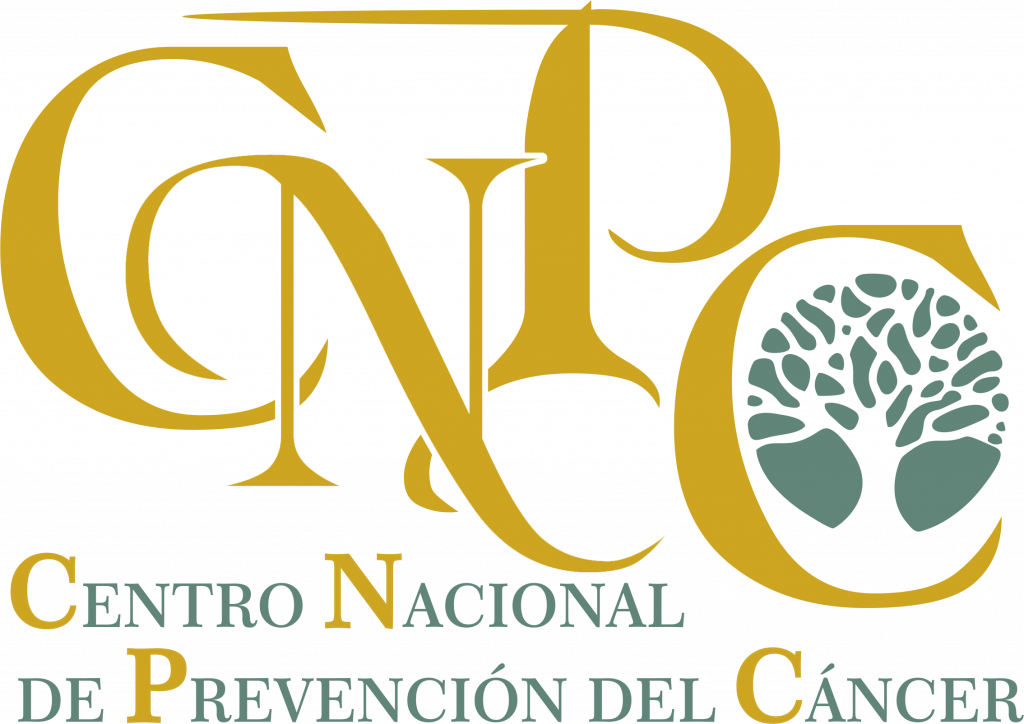 Logo del centro nacional de prevención del cancer CNPC y de su web www.prevenirelcancer.com