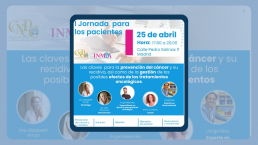 Jornadas por la ciencia para los pacientes en inmoa 25 abril 2024 cartel blog