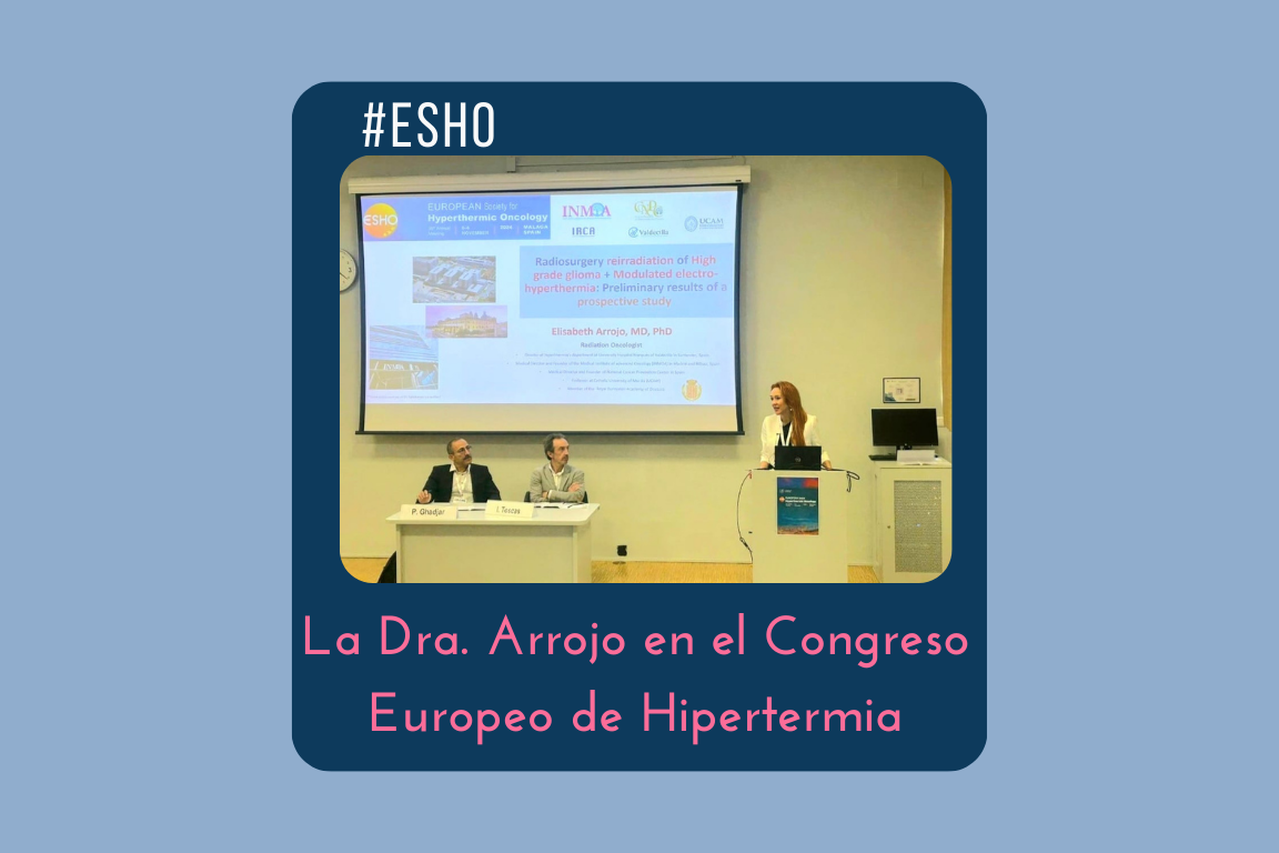 La Dra Elisabeth Arrojo en el ESHO Congreso Europeo de Hipertermia