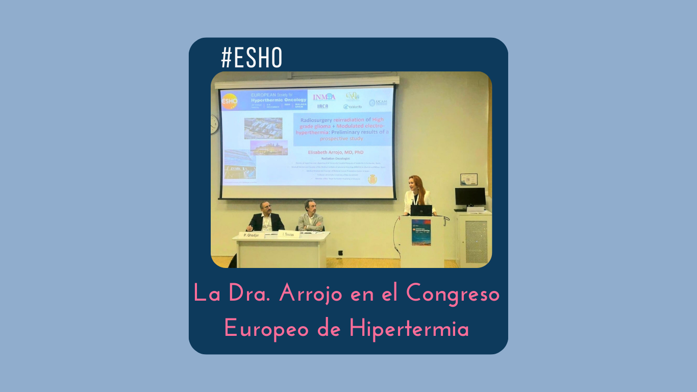 La Dra Elisabeth Arrojo en el ESHO Congreso Europeo de Hipertermia