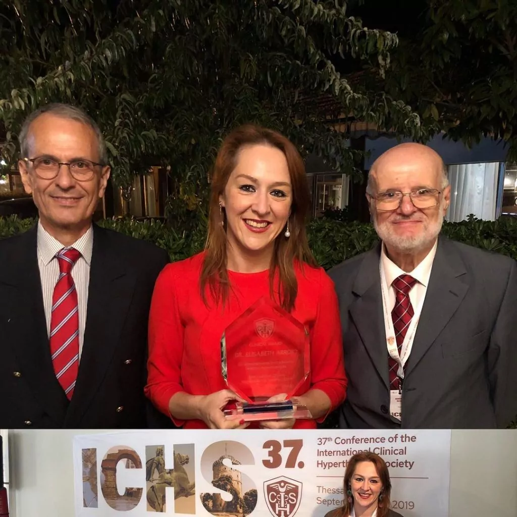 Dra Elisabeth Arrojo presidenta del International Conference Hiperthermia Society ICHS en USA año 2019