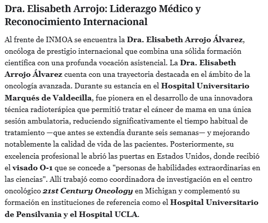 2025_05_09 La Dra. Arrojo en prensa Periódico El Español Oncothermia, un tratamiento selectivo y efectivo contra el cáncer_4