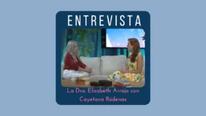 La Doctora Elisabeth Arrojo en Televisión Es tu Tele con Cayetana Rodenas