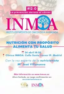 2025_04_24 Cartel Jornadas INMOA Nutricionista Mª Jose Villanueva1