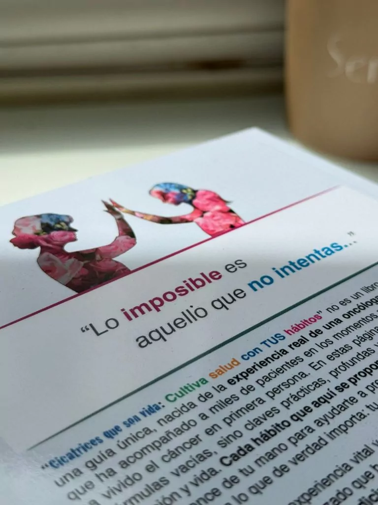 Desde mis cicatrices libro de la Dra Elisabeth Arrojo INMOA Oncothermia_contraportada