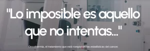 INMOA Oncothermia imagenes lo imposible es aquello que no intentas